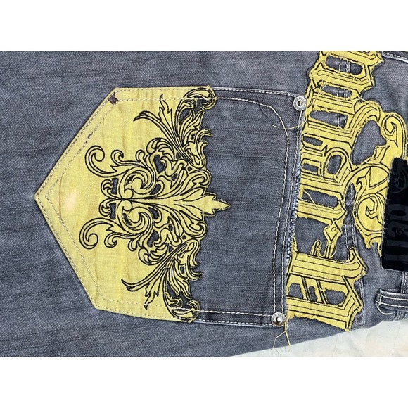 Delf Jeans Y2K Grunge Baggy Shorts - Picture 4 of 5